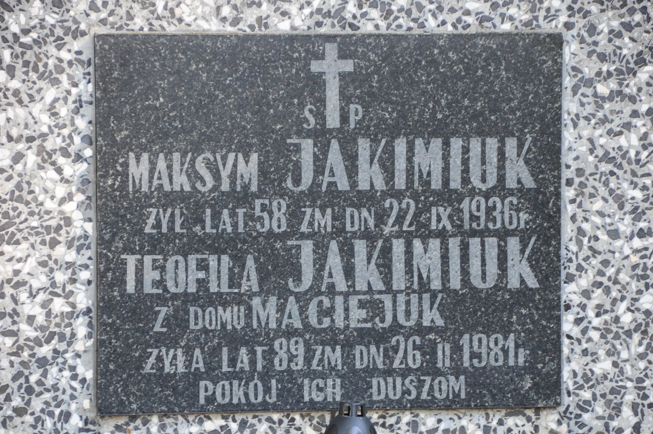 Grób Maksym Jakimiuk