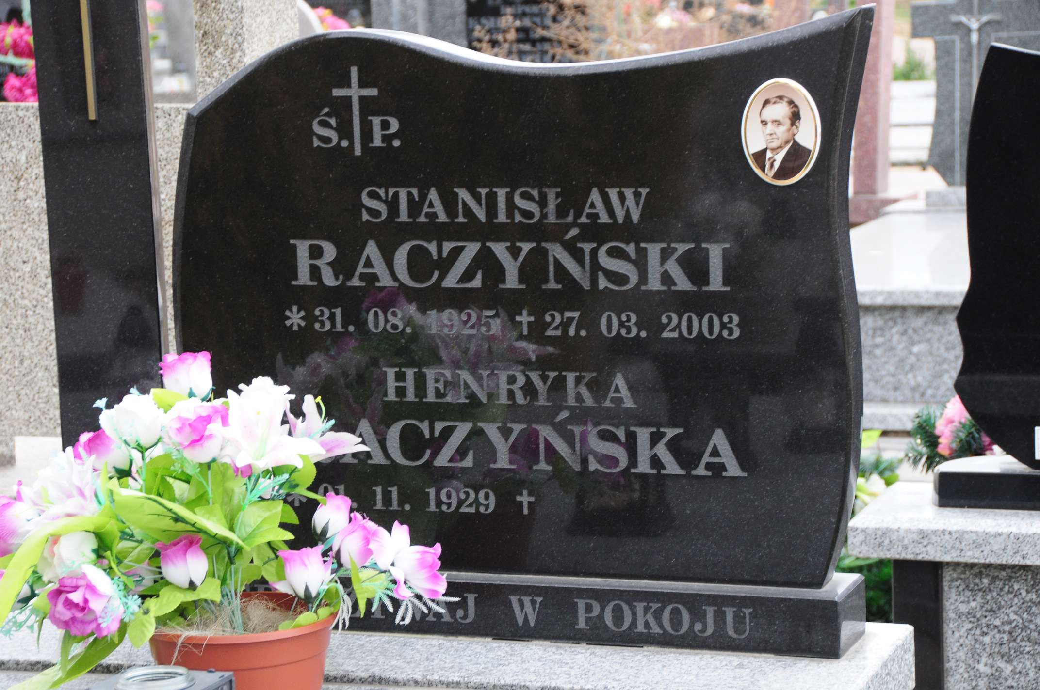 Grób Henryka Raczyńska